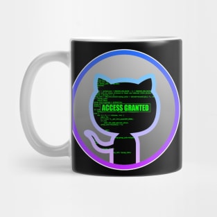 Git Hacker Kitty Mug